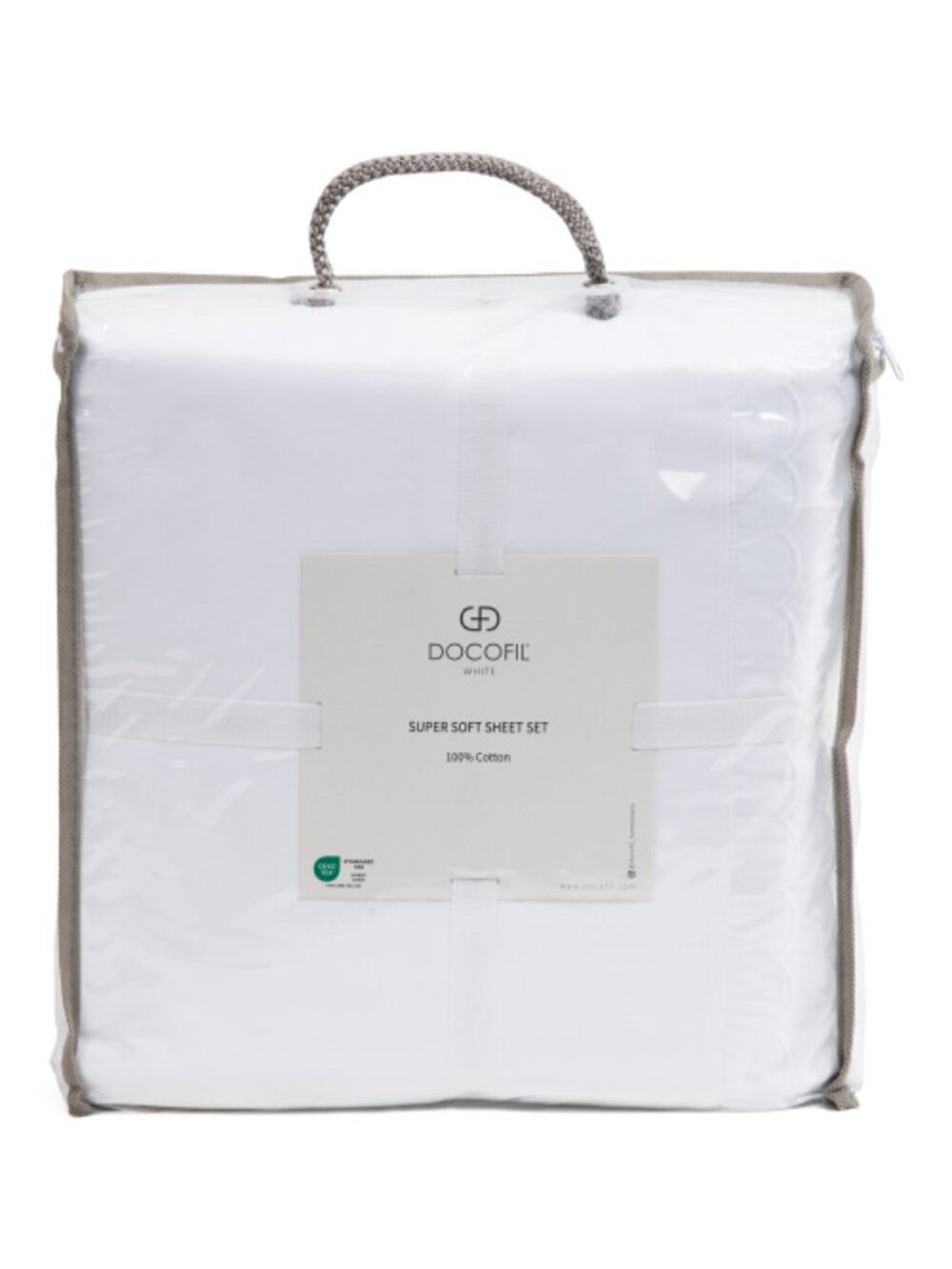 DOCOFIL Made In Portugal Scallop Ruffle Sheet Set